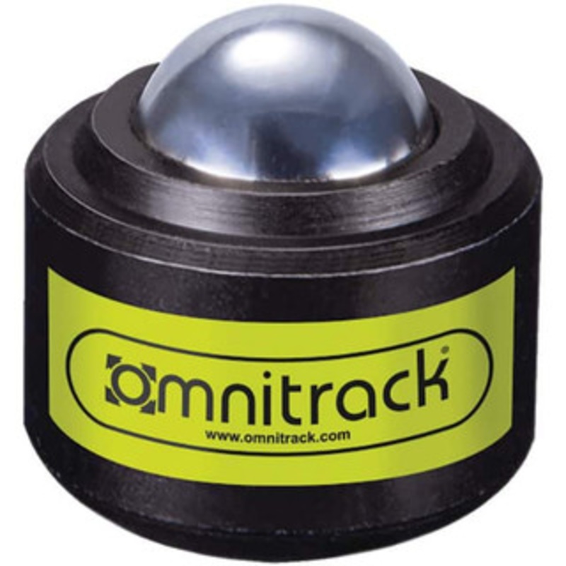 Value Collection 1/2 Inch Diameter, Round, Chrome Steel Ball Transfer 7/8 Inch Overall Diameter, 7/8 Inch Mount Height, 100 Lb. Capacity 41051 – 00290775