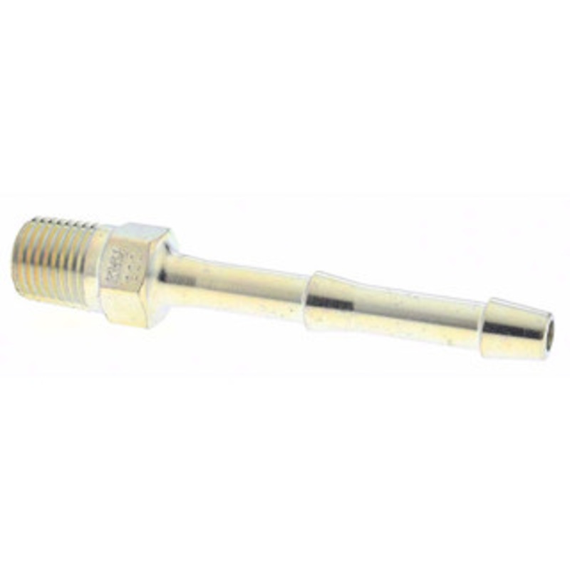 Value Collection 1/4-18 NPT Industrial Pneumatic Hose Nipple Plated Steel, 1/4 Hose ID BD-10666 – 53563714