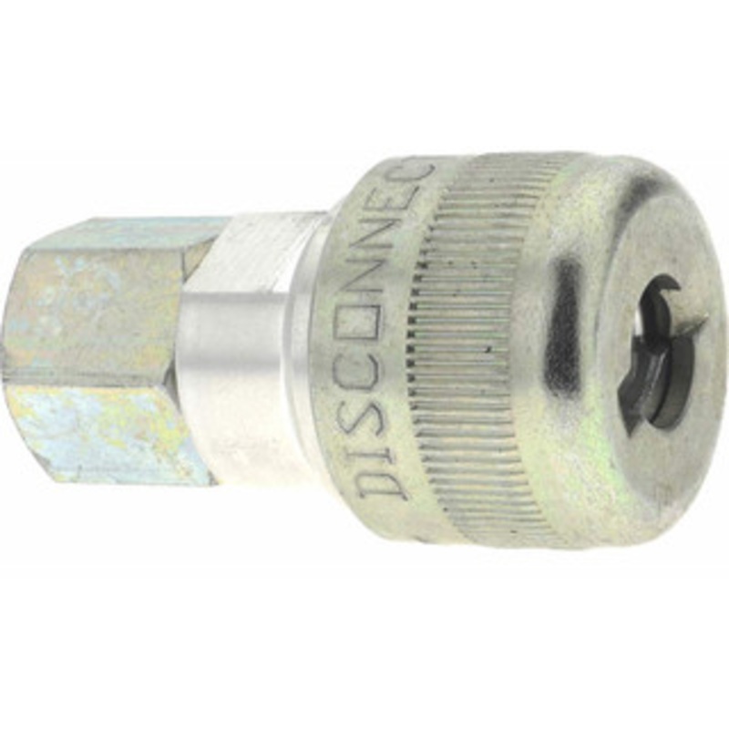 Value Collection 1/4 Female NPT Schrader Twist-Lock Pneumatic Hose Coupler Steel, 1-1/8 Body Diam 2342072511JP – 09804154