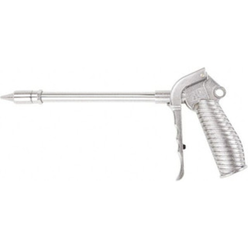 Value Collection 230 Max psi Quiet Safety Nozzle Pistol Grip Blow Gun 3/8 NPT Inlet, 24 Tube Length, Chrome Plated Aluminum 4014524222JP – 68158542