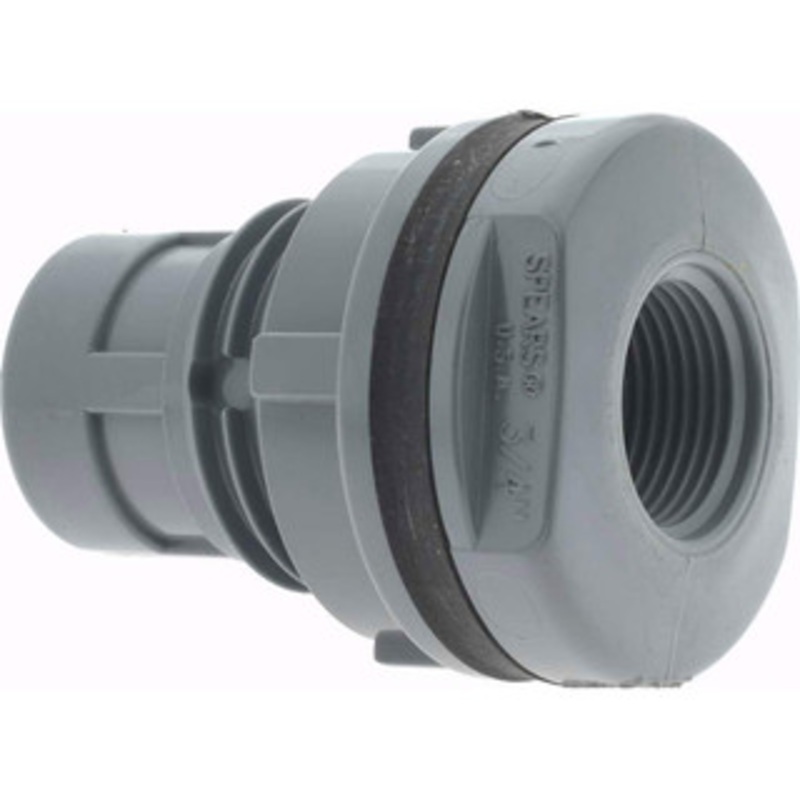 Value Collection 3/4 CPVC Plastic Pipe Bulkhead Tank Adapter Schedule 80, FIPT x FIPT End Connections 8172-007C – 37003753