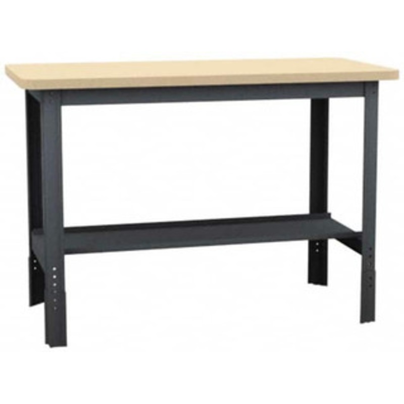 Value Collection 48 Wide x 24 Deep x 29 High, Plastic Laminate Workbench Comfort Edge, Adjustable Height Legs WS-MH-WKBN-134 – 93976223