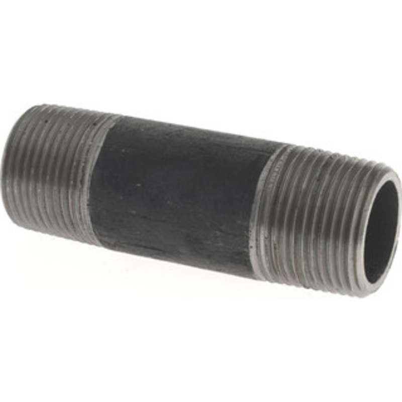 Value Collection Schedule 80, 3/4 Diam x 3 Long Steel Black Pipe Nipple Threaded 0306030 – 36996304