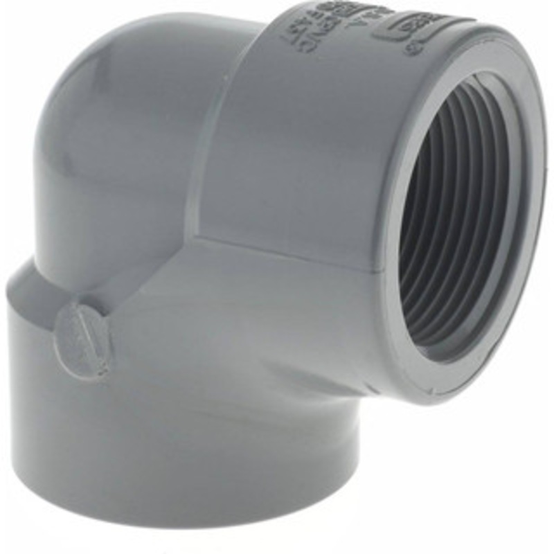 Value Collection 1-1/4 CPVC Plastic Pipe 90 Elbow Schedule 80, FIPT x FIPT End Connections 808-012C – 37002326