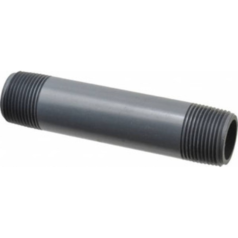 Value Collection 1 Pipe, 5-1/2 Long PVC Threaded Plastic Pipe Nipple Schedule 80, Gray 884-055 – 37004736