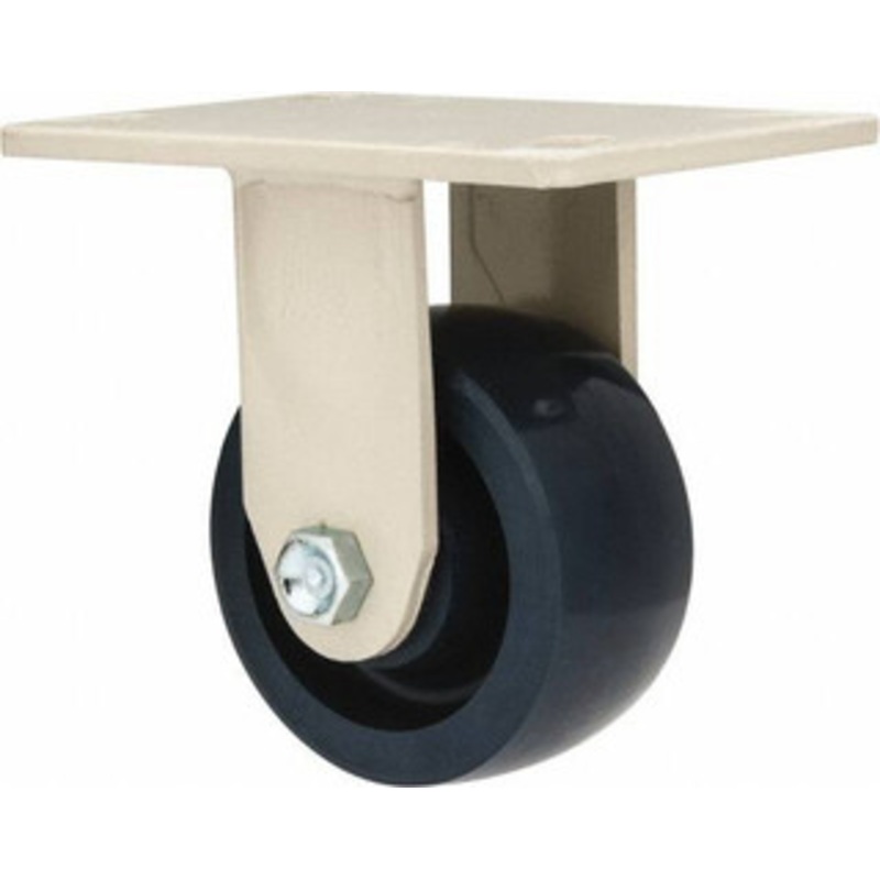 Value Collection 4 Diam x 2 Wide x 5-5/8 OAH Top Plate Mount Rigid Caster Polyurethane, 600 Lb Capacity, Roller Bearing, 4-1/2 x 6-1/4 Plate GMC-SH-0039 – 02276244