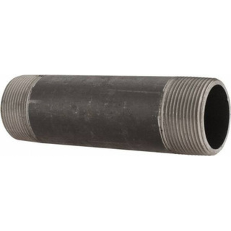 Value Collection Schedule 80, 1-1/2 Diam x 6 Long Steel Black Pipe Nipple Threaded 0314060 – 36996668