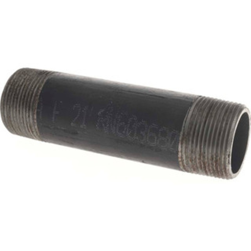 Value Collection Schedule 80, 1-1/4 Diam x 5-1/2 Long Steel Black Pipe Nipple Threaded 0312054 – 36996551