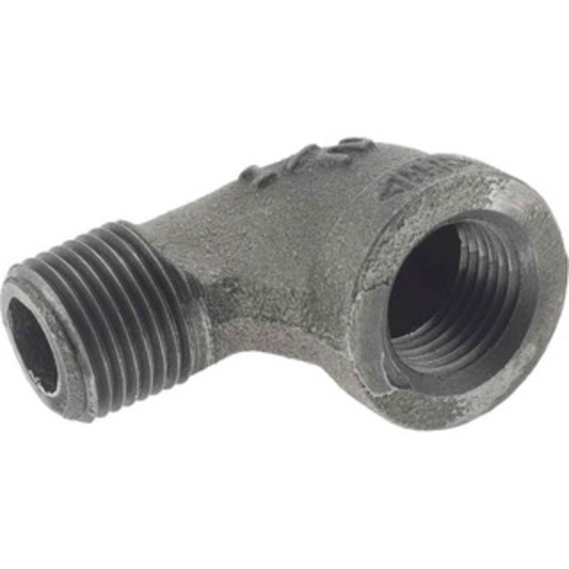 Value Collection Size 1/2, Class 150, Malleable Iron Black Pipe 90 Street Elbow 150 psi, Threaded End Connection B92 15 – 36989218