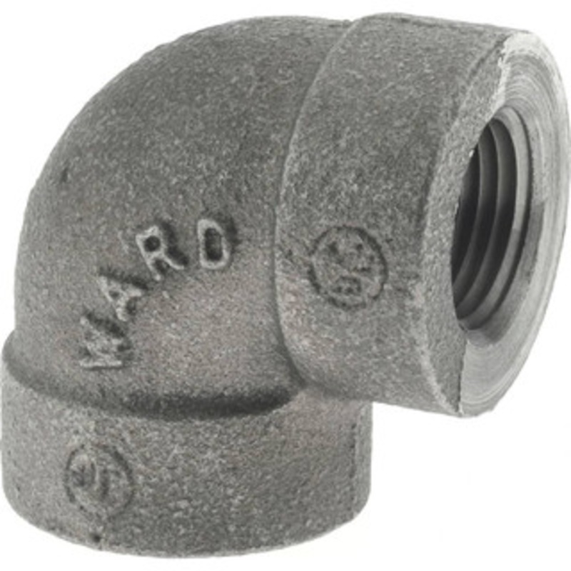 Value Collection Size 1/2, Class 300, Malleable Iron Black Pipe 90 Elbow 300 psi, Threaded End Connection B90 15 300# – 36996783