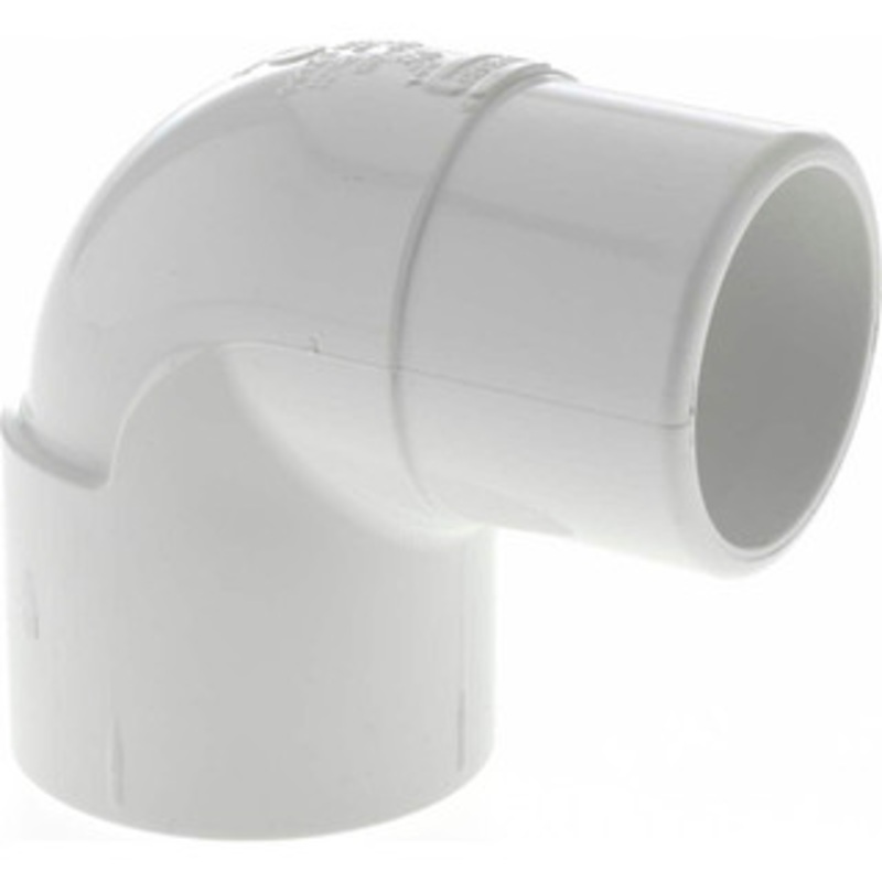 Value Collection 1-1/2 PVC Plastic Pipe 90 Street Elbow Schedule 40, Spig x Slip End Connections 409-015 – 36998953