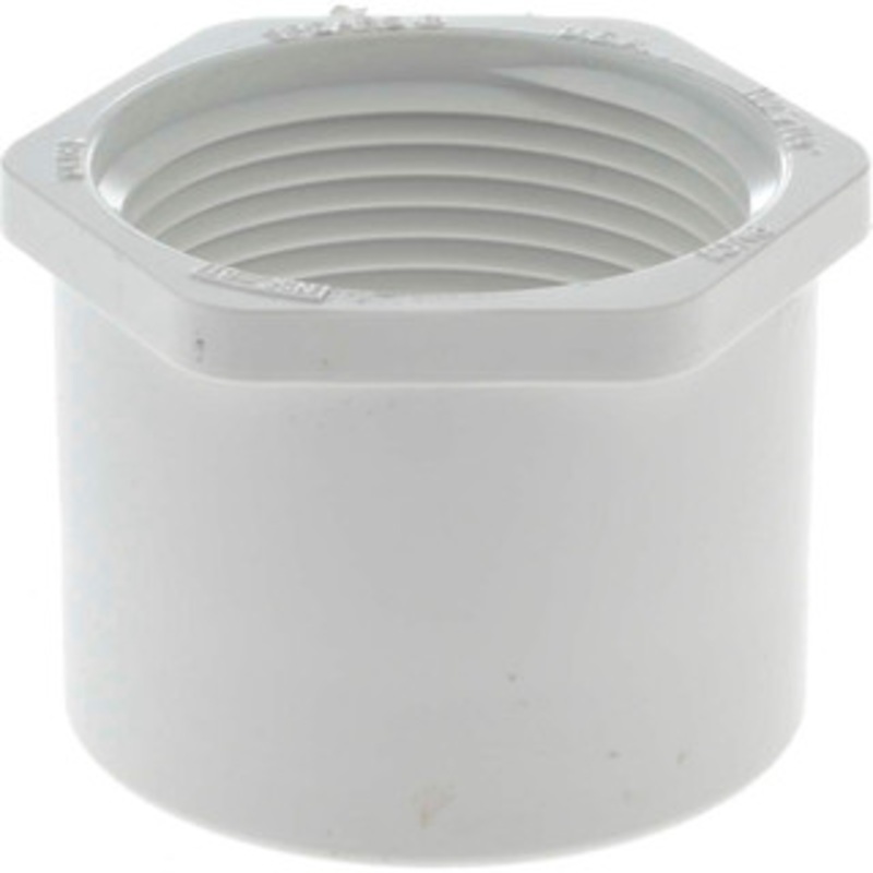 Value Collection 1-1/2 x 1-1/4 PVC Plastic Pipe Bushing Schedule 40, Spig x FIPT End Connections 438-212 – 36999753