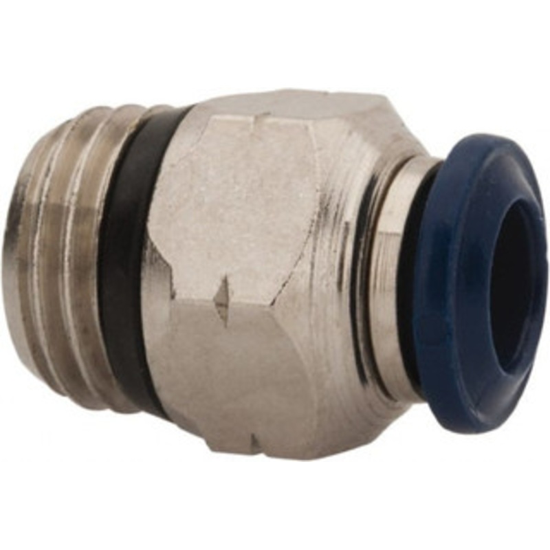 Value Collection 1/2 Outside Diam, 1/4 Universal, Nickel Plated Brass Push-to-Connect Tube Male Connector 250 Max psi, Tube to Universal Thread Connection, Buna O-Ring 2555511963PRO – 81080319