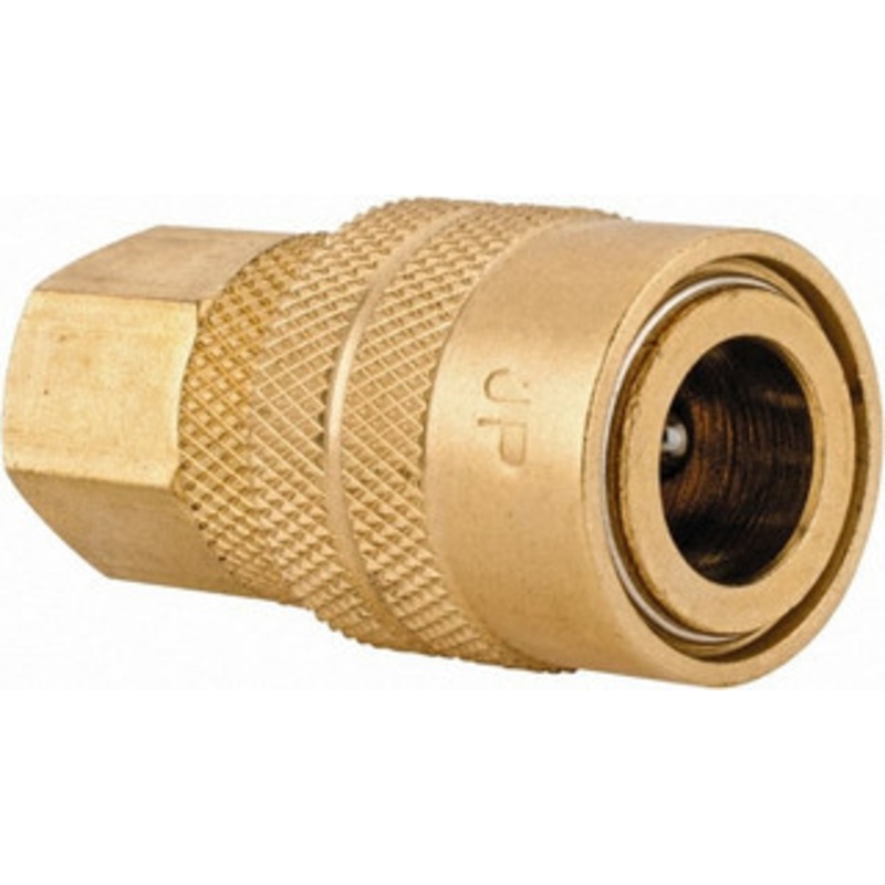 Value Collection 1/4 Female NPT Industrial Pneumatic Hose Coupler (Six Ball) Brass, 1/4 Body Diam 2312572511JP-4 – 80219520