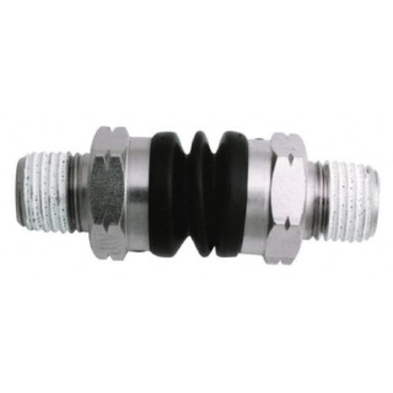Value Collection 3/8 Male NPT Pneumatic Hose Swivel Fitting Steel, Nickel Plated, Industrial Interchange NFAP-N3M-UA – 01856459