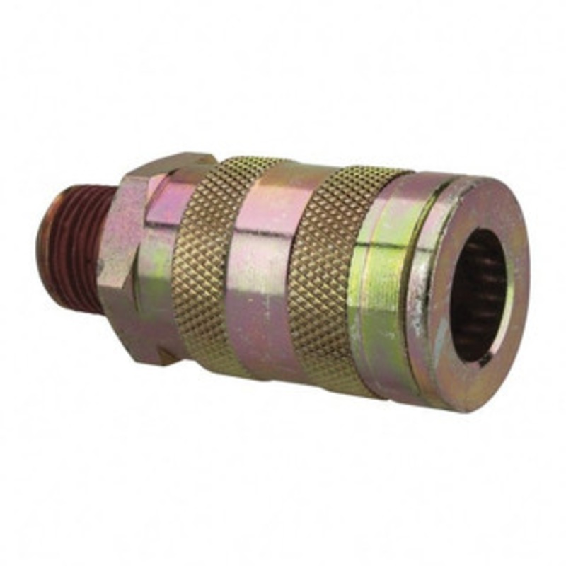 Value Collection 3/8 Male NPT Tru-Flate Automotive Pneumatic Hose Coupler Steel, 3/8 Body Diam, 3/8 Hose ID 2333783711JP – 40777351
