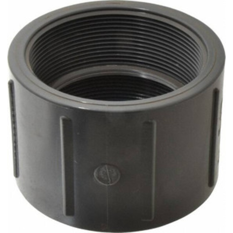 Value Collection 4 PVC Plastic Pipe Coupling Schedule 80, FIPT x FIPT End Connections 830-040 – 37000866