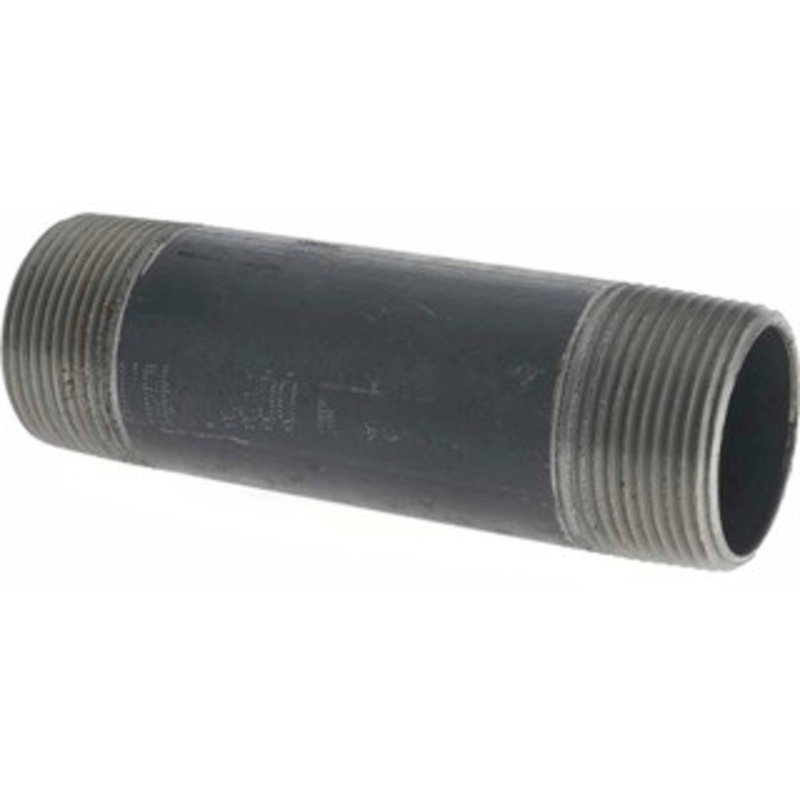 Value Collection Schedule 40, 1-1/4 Diam x 5 Long Steel Black Pipe Nipple Threaded 0112050 – 36992147