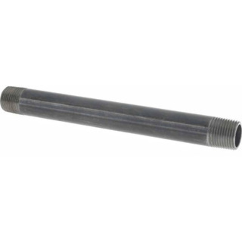 Value Collection Schedule 40, 3/8 Diam x 6 Long Steel Black Pipe Nipple Threaded 0103060 – 36991263