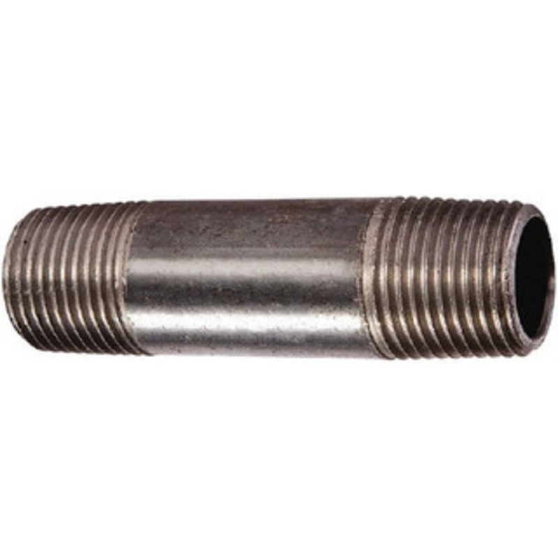 Value Collection Schedule 80, 1-1/2 Diam x 5-1/2 Long Black Pipe Nipple Seamless 587-055XSBC – 42129569