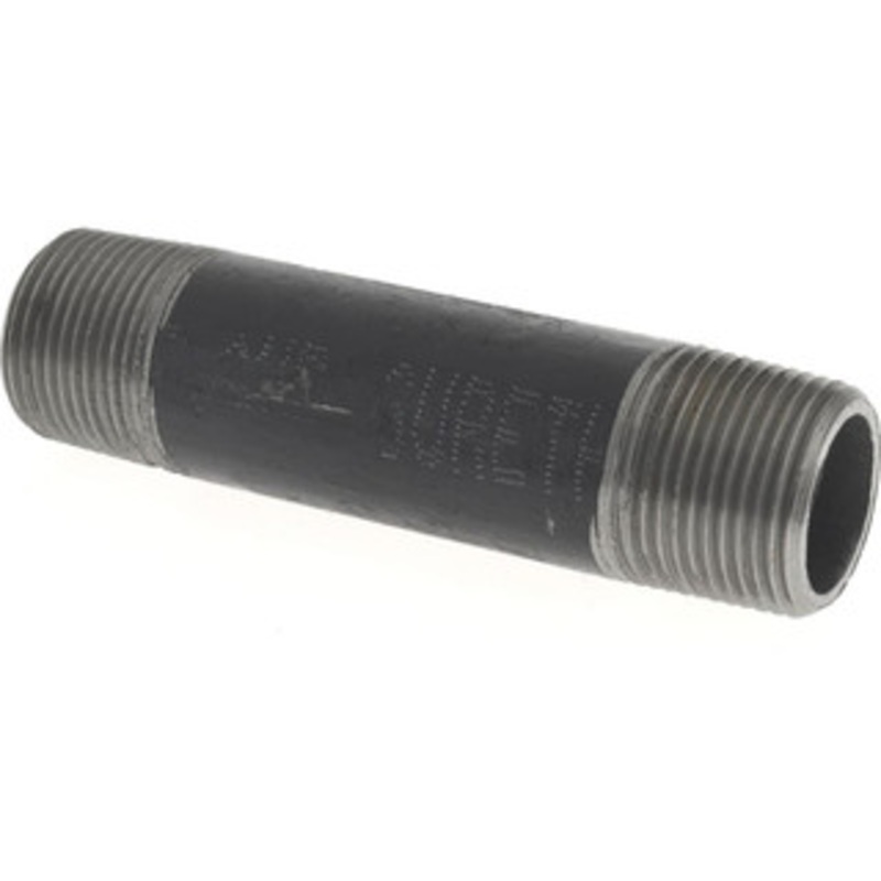 Value Collection Schedule 80, 3/4 Diam x 4 Long Steel Black Pipe Nipple Threaded 0306040 – 36996320