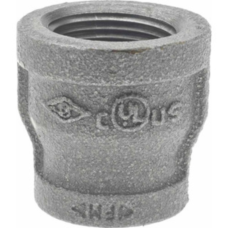Value Collection Size 3/4 x 1/2, Class 150, Malleable Iron Black Pipe Reducing Coupling 150 psi, Threaded End Connection MSC-62149547 – 62149547