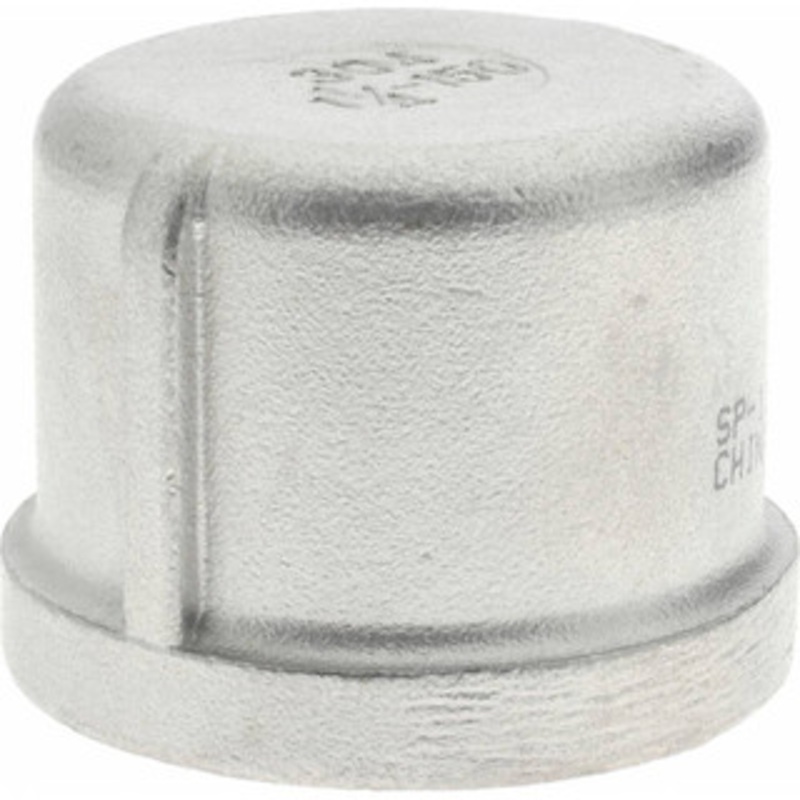 Value Collection 1-1/4 304 Stainless Steel Pipe End Cap FNPT Ends, 150 psi SF362 – 36900702