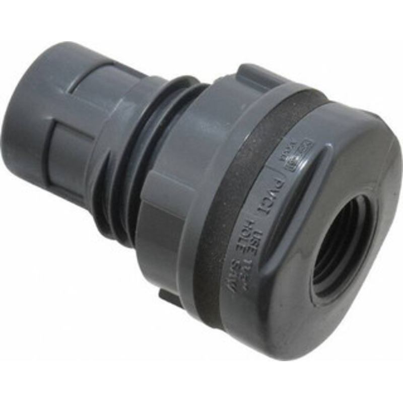 Value Collection 1/2 PVC Plastic Pipe Tank Adapter Schedule 80, FIPT x FIPT End Connections 8172-005 – 74031964