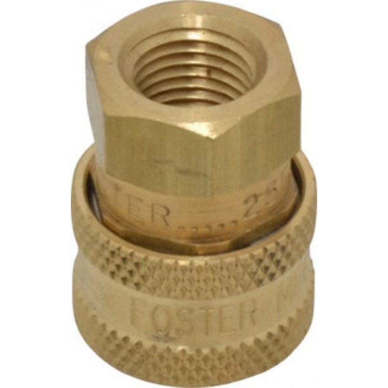 Value Collection 1/4 Female NPT Pneumatic Hose Quick Connect Socket Brass, 7/8 Body Diam, 1/4 Hose ID W04-24221-A – 74096751