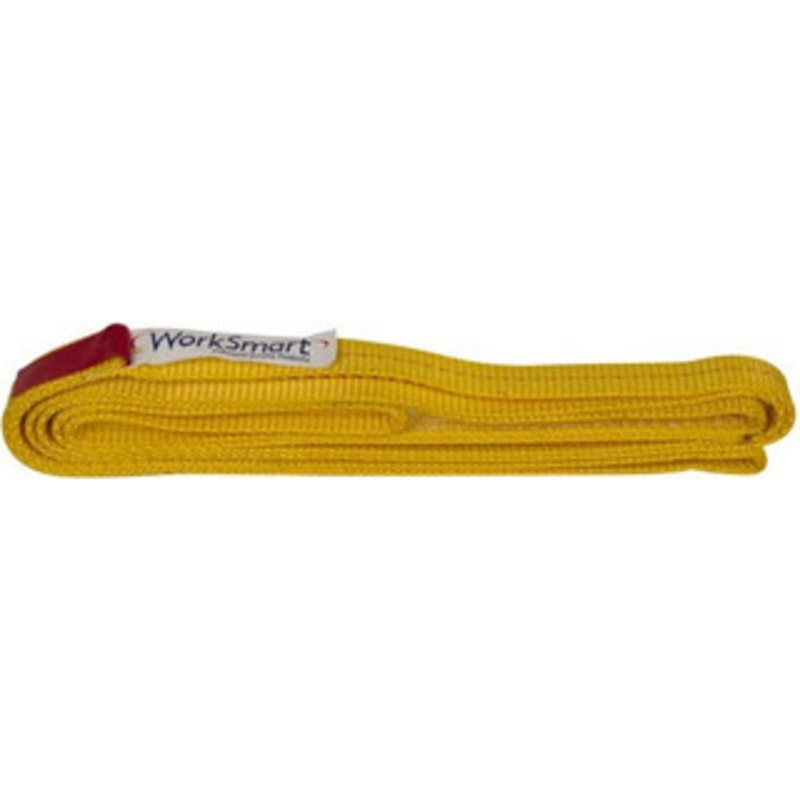 Value Collection 10 ft. Long x 1 Wide, 1,600 Lb Vertical Capacity, 1 Ply, Polyester Web Sling 1,250 Lb Choker Capacity, with Eye & Eye (Flat) WS-MH-SLNG1-112 – 43681253