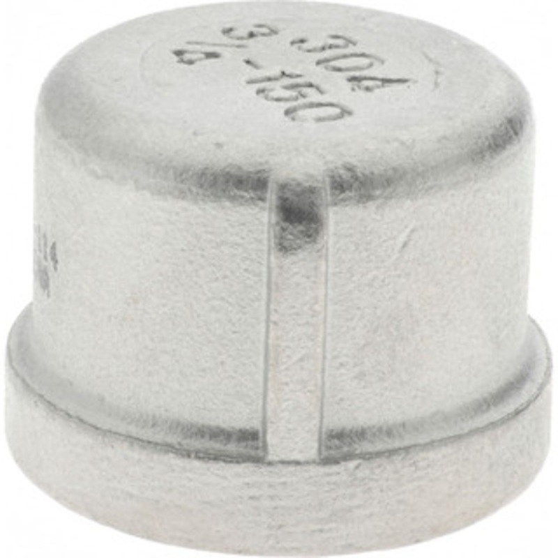 Value Collection 3/4 304 Stainless Steel Pipe End Cap FNPT Ends, 150 psi SF037 – 36900686