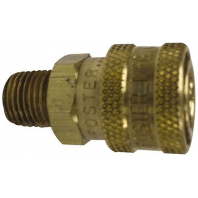 Value Collection 3/8 Male x Female NPT Pneumatic Hose Quick Connect Socket Brass, 1-1/8 Body Diam, 3/8 Hose ID W04-34131-A – 59814616