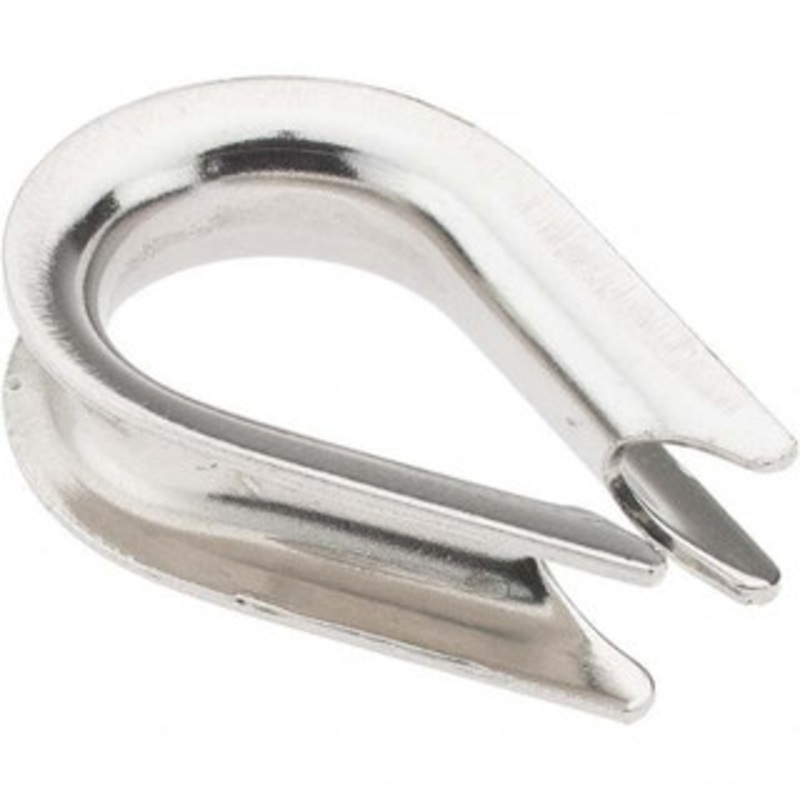 Value Collection 5 Qty 1 Pack 3/16 Wire Rope Thimbles Stainless Steel BD-A997631 – 53589305