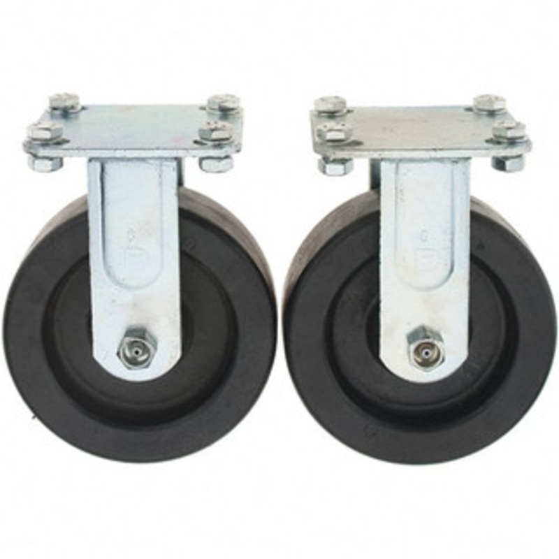 Value Collection 6 Diam x 2 Wide x 7-39/64 OAH Top Plate Mount Rigid Caster Polypropylene, 1,000 Lb Capacity, Sleeve Bearing, 3-7/8 x 4-1/2 Plate 8-682201 – 35906916