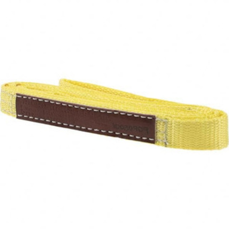 Value Collection 6 ft. Long x 1 Wide, 1 Ply, Nylon Web Sling 880 Lb Choker Capacity, Yellow BD-KP586 – 53605853