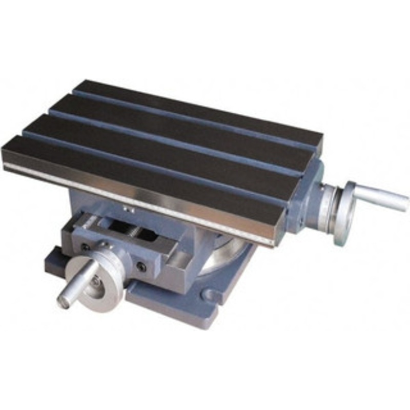 Value Collection 9.45 Table Width x 14.7302 Table Length, 8.86 Cross Travel x 6 Longitudinal Travel, Slide Machining Table 6-1/2 Overall Height, Three 0.4706 Longitudinal T Slots AKP-1-304A – 39253513