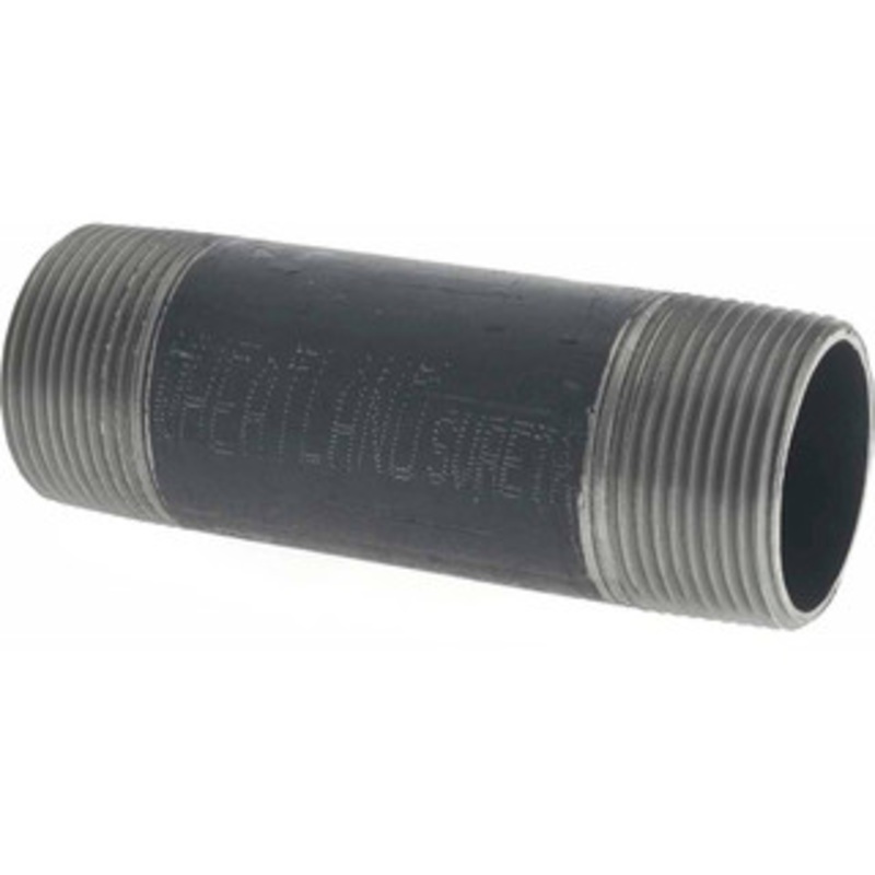 Value Collection Schedule 40, 1-1/4 Diam x 4-1/2 Long Steel Black Pipe Nipple Threaded 0112044 – 36992139