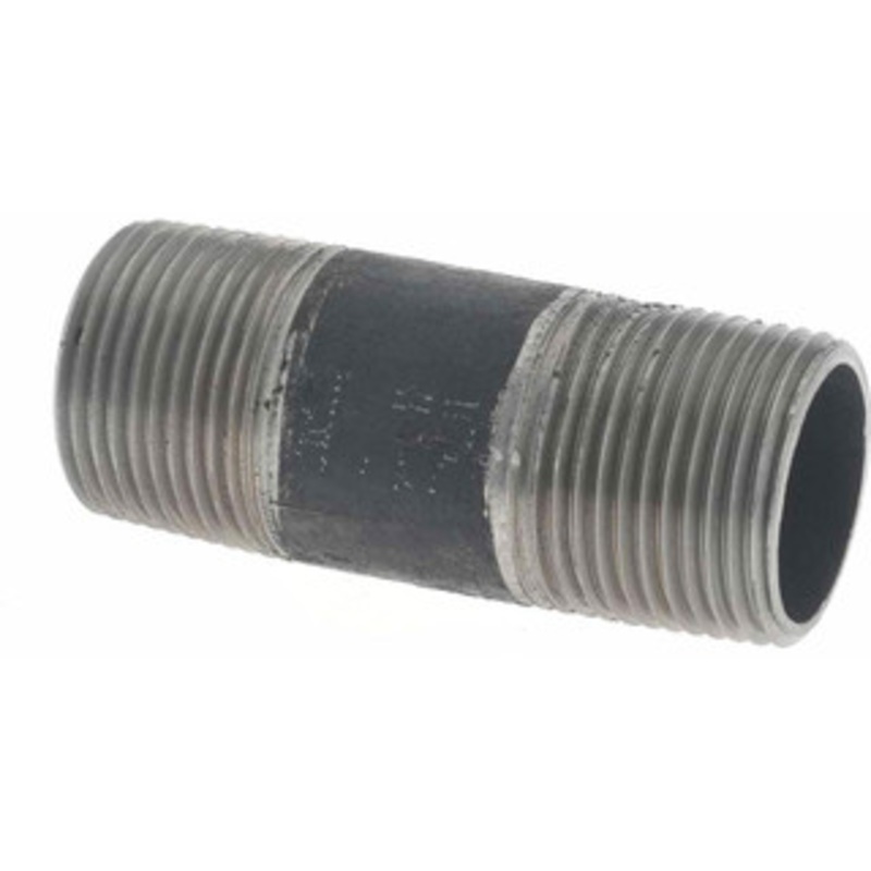 Value Collection Schedule 40, 3/4 Diam x 2-1/2 Long Steel Black Pipe Nipple Threaded 0106024 – 36991610