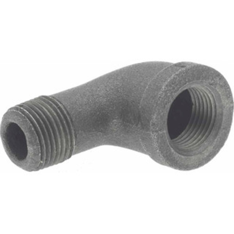 Value Collection Size 3/8, Class 150, Malleable Iron Black Pipe 90 Street Elbow 150 psi, Threaded End Connection MSC-62148796 – 62148796