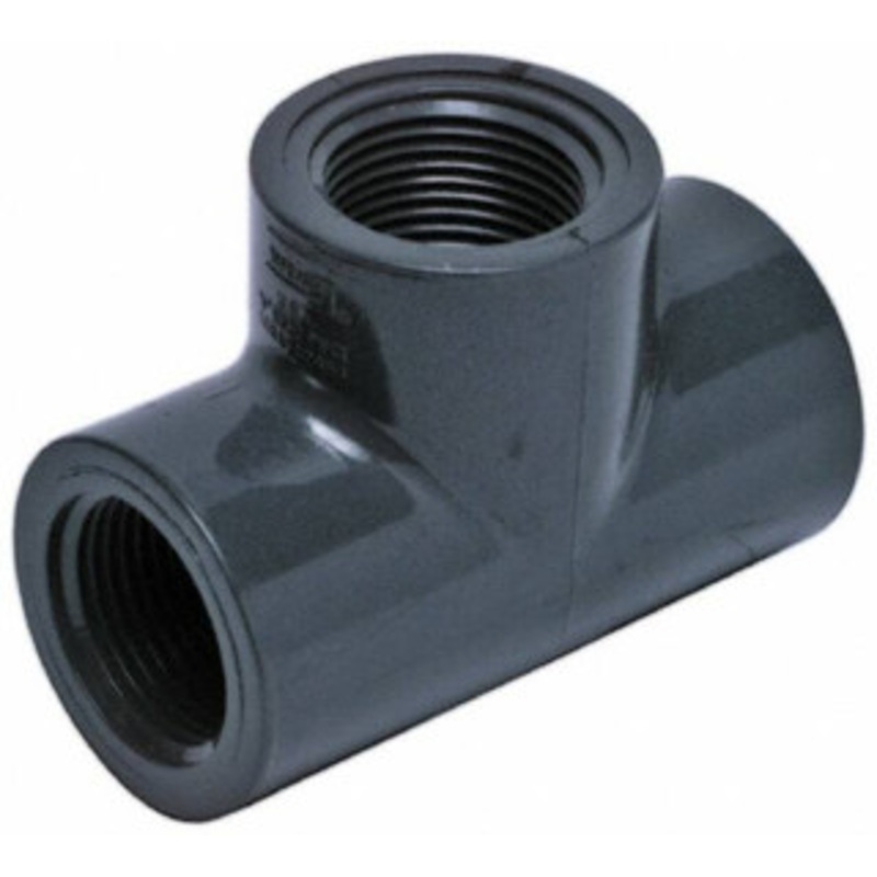 Value Collection 2-1/2 CPVC Plastic Pipe Tee Schedule 80, FIPT x FIPT x FIPT End Connections 805-025C – 37002177