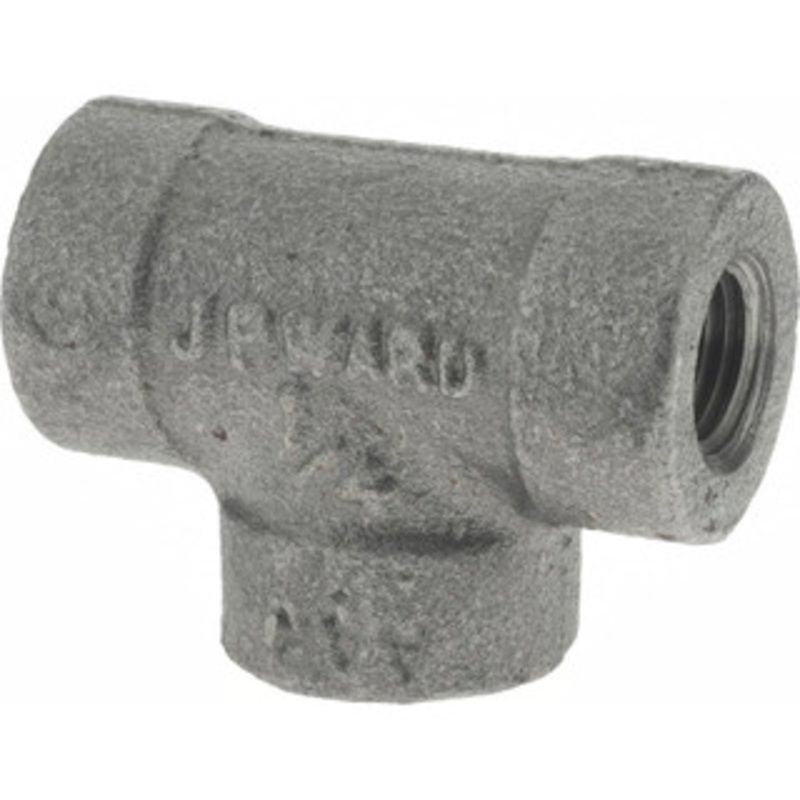 Value Collection Size 1/4, Class 300, Malleable Iron Black Pipe Tee 300 psi, Threaded End Connection B130 8 300# – 36998284