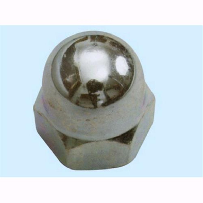 Dadi esagonali ciechi in ferro zincato – Misura 6 mm  Conf. 200 Pz