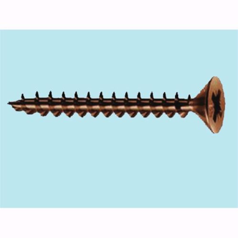 Viti Mustad Panel-vit bronzate – 4×80 mm. – parzialmente filettate