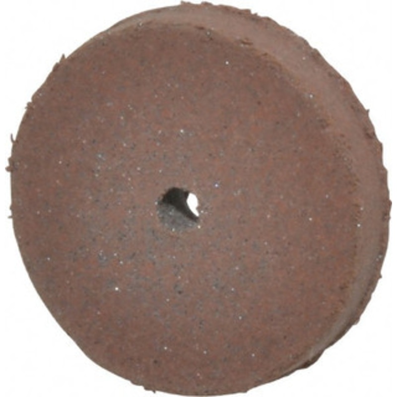 Cratex 5/8 Diam x 1/16 Hole x 3/32 Thick, Surface Grinding Wheel Silicon Carbide, Fine Grade, 25,000 Max RPM, Rubber Bond, No Recess 53F – 05086061
