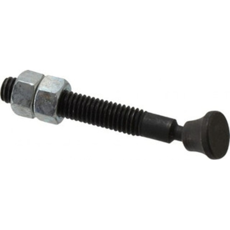 Gibraltar 3/8-16 Carbon Steel Swivel Foot Tip Clamp Spindle Assembly 2 Thread Length, 3 OAL, Flat Tip Cap, Use with Toggle Clamps GIB-S-SV5 – 77864221