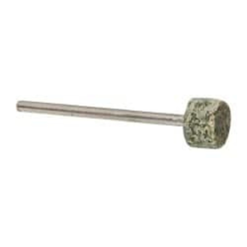 Grier Abrasive 3/8 Head Diam x 1/4 Thickness, W174, Cylinder End, Aluminum Oxide Mounted Point Green-Gray, Coarse Grade, 54,000 RPM W174-N4-18160 – 04692331