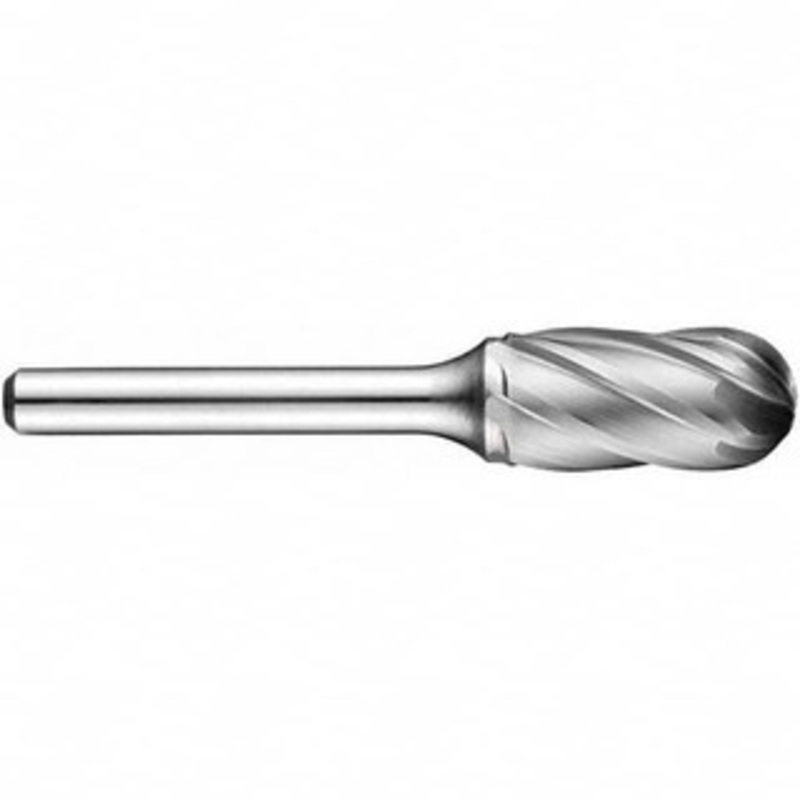 Precision Twist Drill 1/4 Cut Diam, 1/4 Shank Diam, Carbide Aluma Cut Cylinder Ball End Burr 2 OAL, 5/8 LOC 7466263 – 16372682