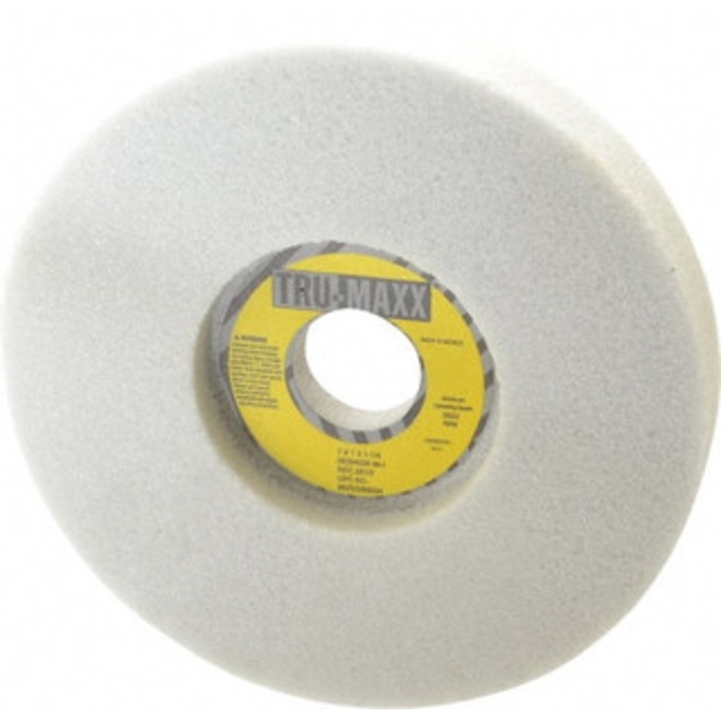 Tru-Maxx 7 Diam x 1-1/4 Hole x 1 Thick, I Hardness, 46 Grit Surface Grinding Wheel Aluminum Oxide, Type 5, Coarse Grade, 3,600 Max RPM, Vitrified Bond, One-Side Recess 66253269534 – 06294359