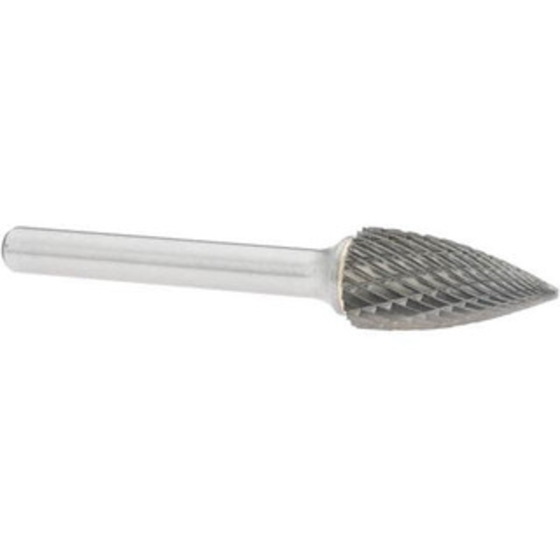 Value Collection 1/2 Cut Diam, 1/4 Shank Diam, Carbide Tree Burr with Radius Point End, 3 OAL, 1 LOC -22687-4 – 45660248