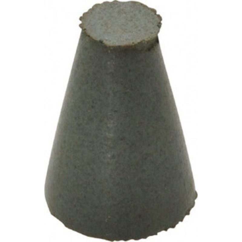 Cratex 5/8 Max Diam x 1 Long, Taper, Rubberized Point Coarse Grade, Silicon Carbide, 1/4 Arbor Hole, Unmounted 1340C – 00280503
